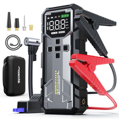 VoltSurge 8000A jump starter unit ready for emergency car boosts