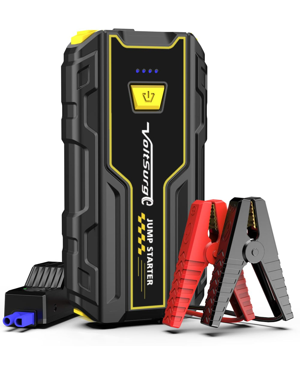 VoltSurge D01S jumper shown from the front for easy emergency starts.