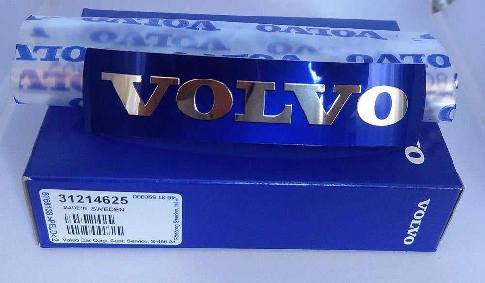 Volvo badge sticker back image shows authentic emblem for quick cosmetic restoration.