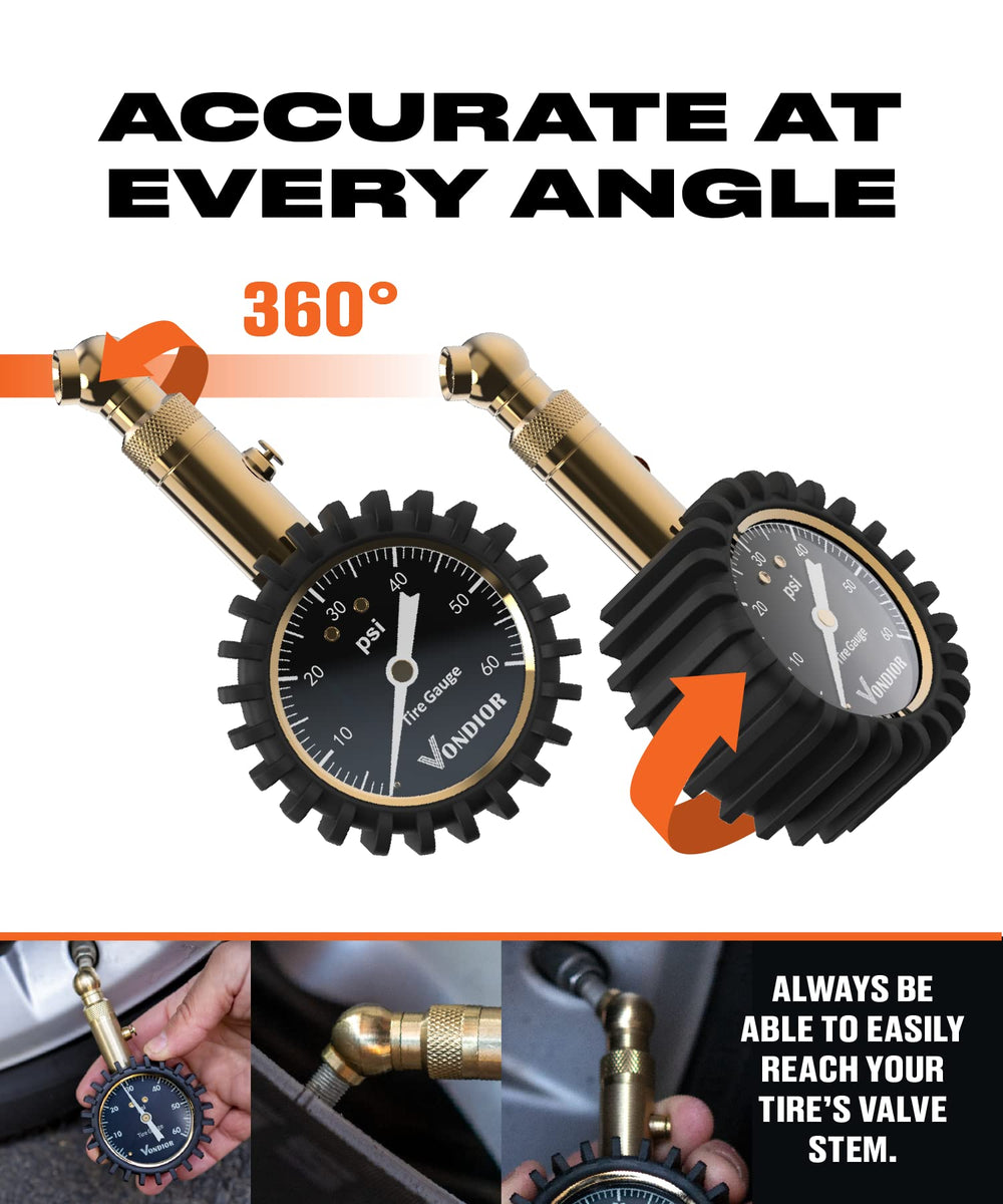 VONDIOR analog reading provides battery-free, instant pressure feedback.