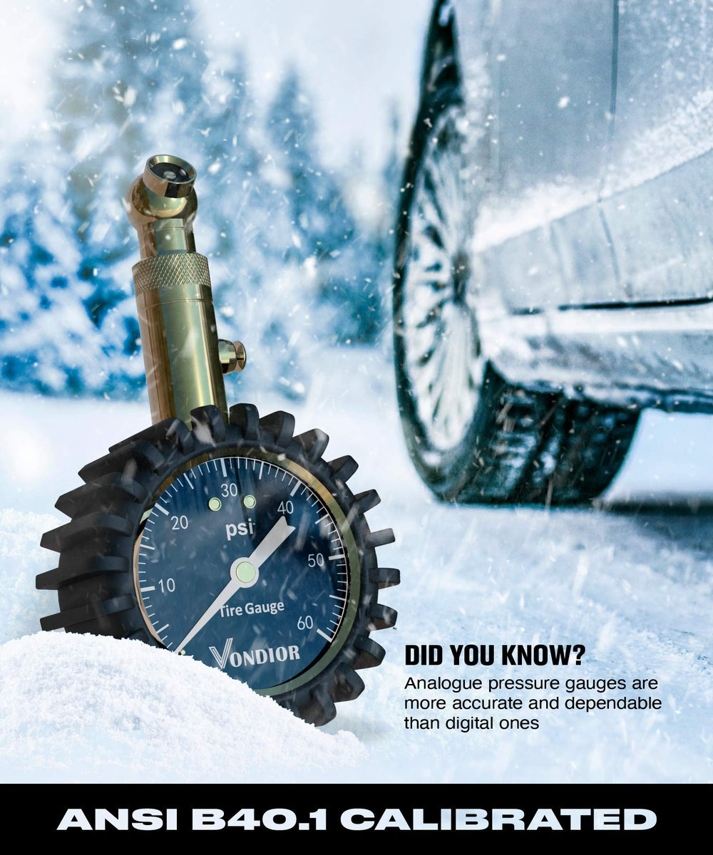 VONDIOR large dial enables quick checks during road trips.