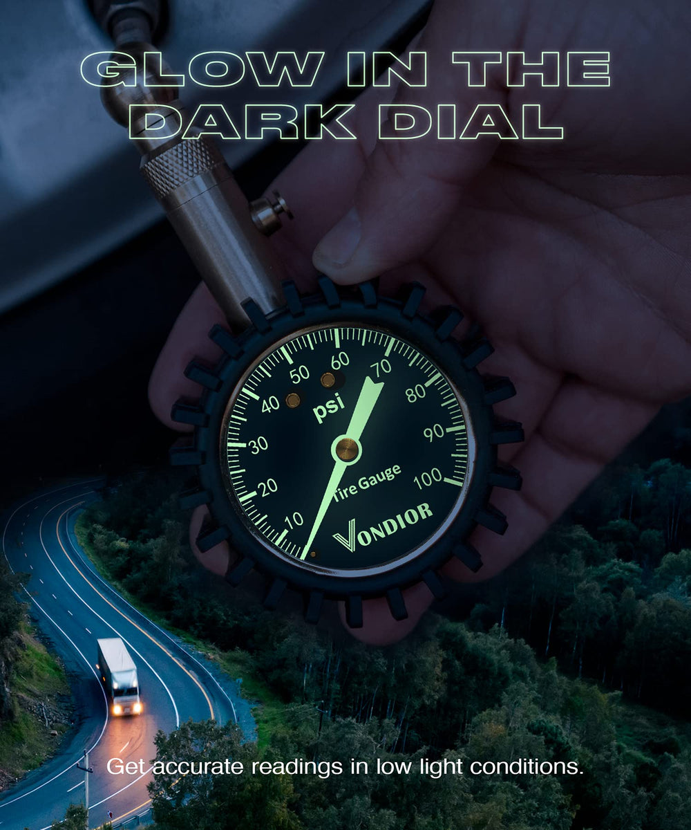 Vondior gauge provides instant readings without batteries on the go