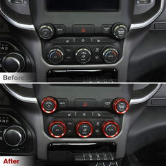 Voodonala AC control knob red finish for Dodge RAM interior