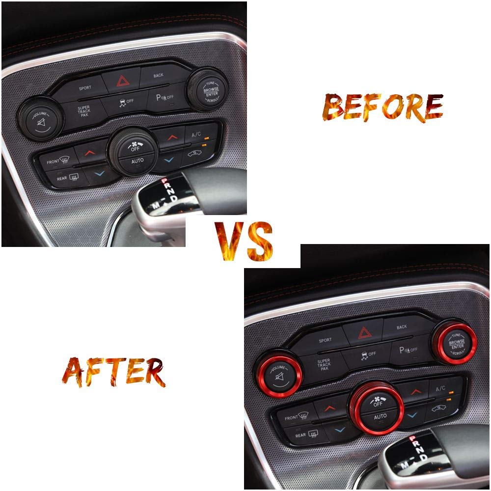 Voodonala Dodge Charger cabin accents red create a unique look