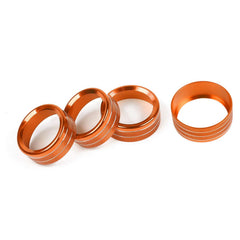 Voodonala orange knob cover for Jeep Wrangler JL adds rugged style and scratch protection.