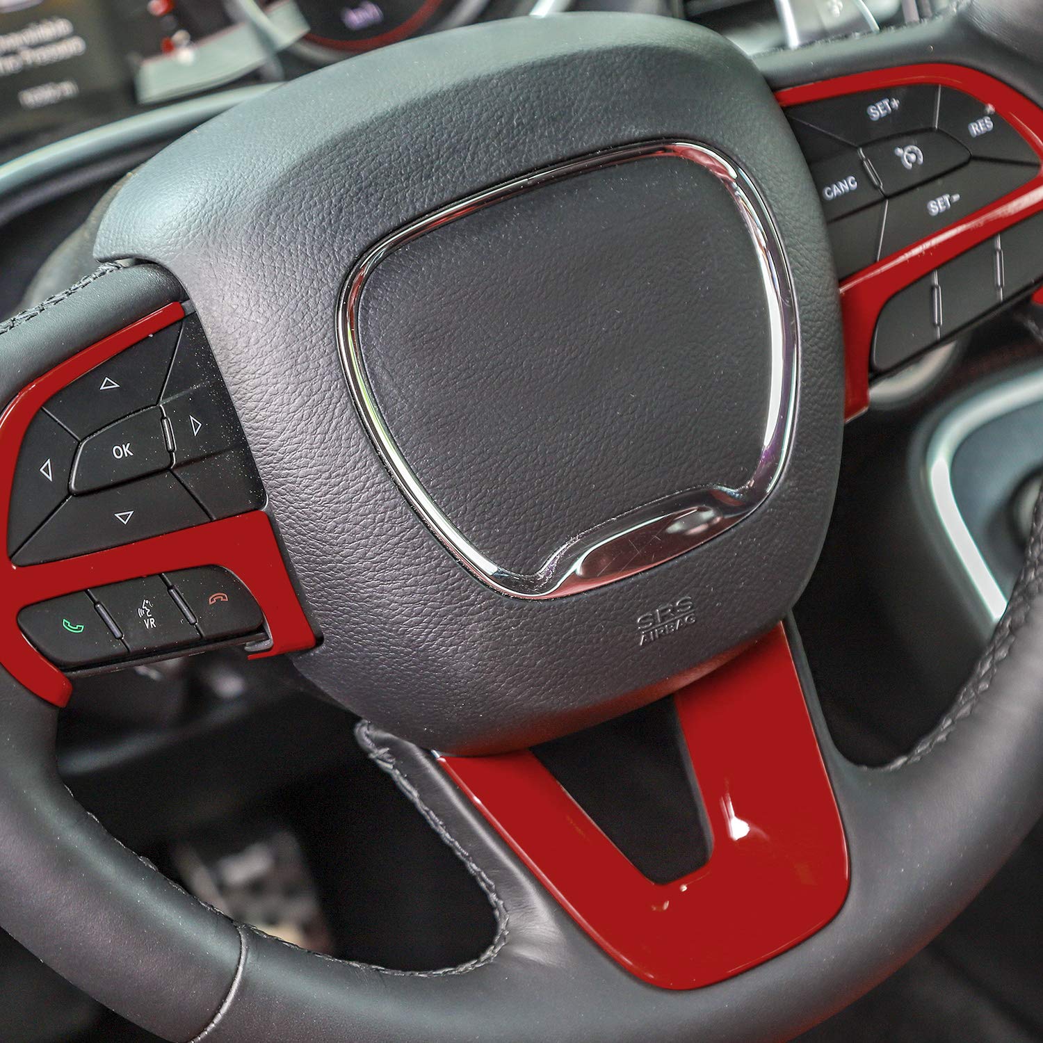 Voodonala 3 piece red wheel trim set for quick refresh