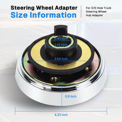 VOONKE 3.4-inch hub diameter fits multiple Kenworth and Peterbilt models