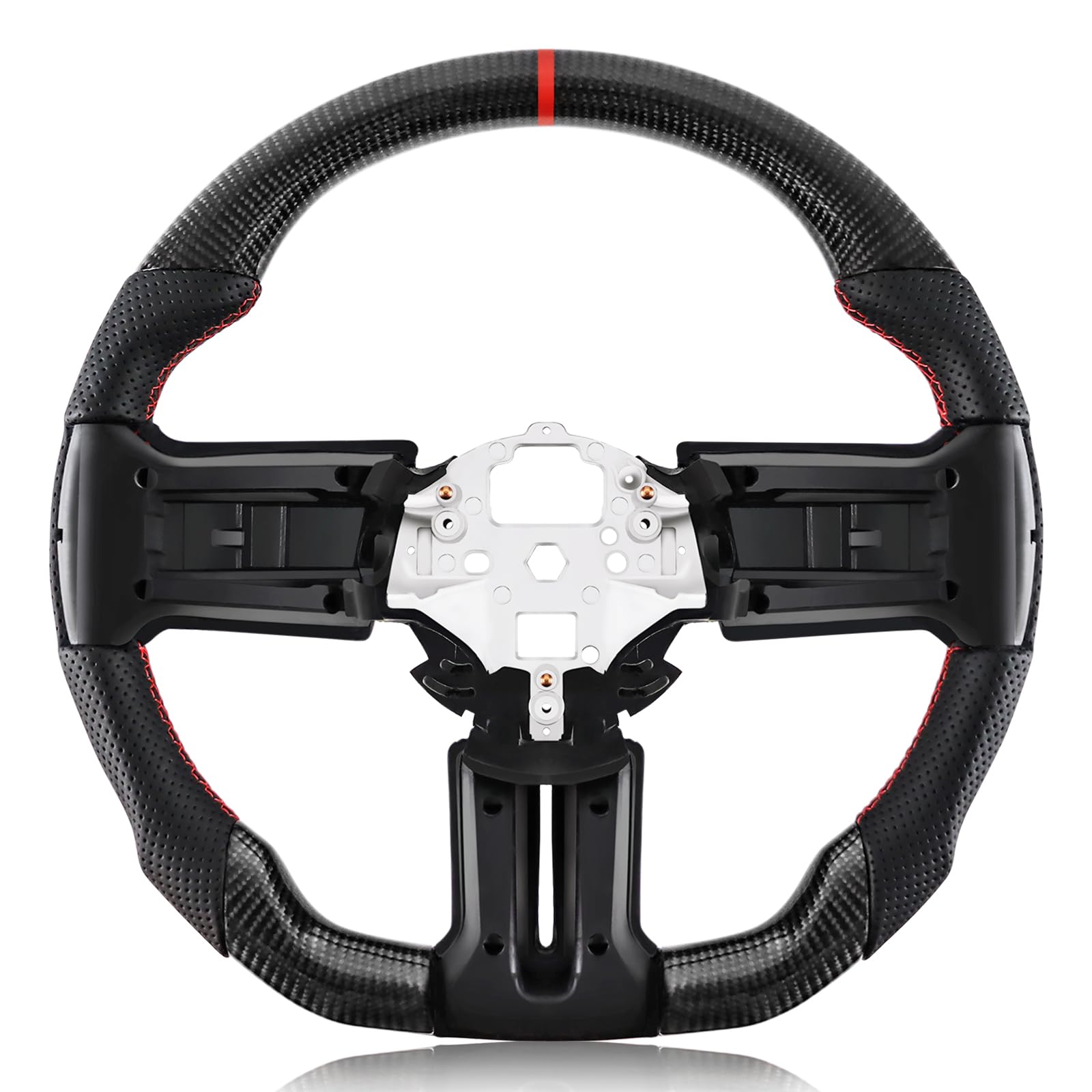 VOONKE real carbon fiber steering wheel for Mustang, premium look and control