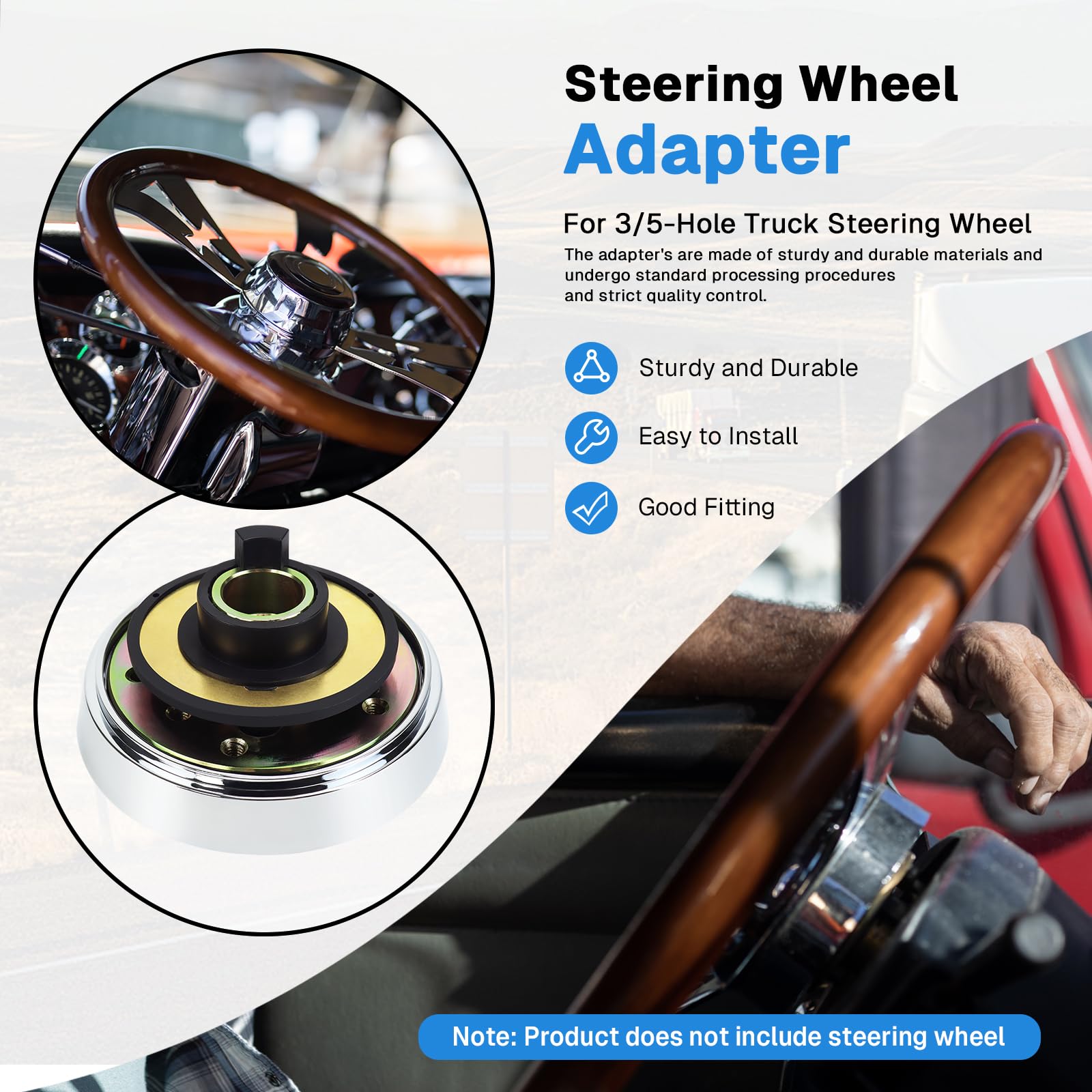 VOONKE rust-resistant hub adapter built for tough truck environments