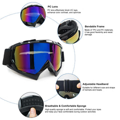Voosyn-XS ATV goggles with dustproof windproof protection for off-road