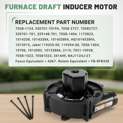 VORGENS 115V 2.4A 3000RPM motor delivers steady airflow.