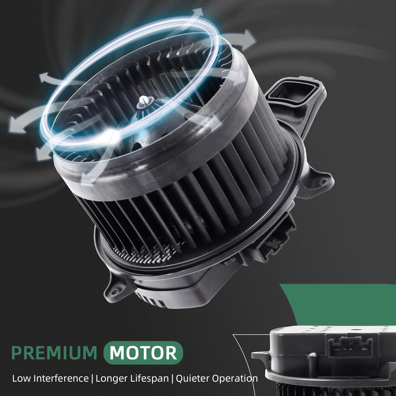VORGENS AC blower motor for Peterbilt 579 provides quiet, consistent airflow.