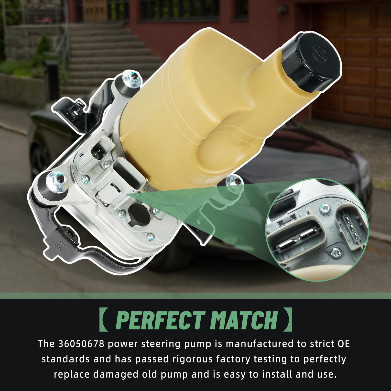 VORGENS durable aluminum housing on steering pump