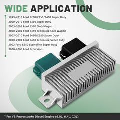 VORGENS durable relay housing, corrosion resistant for rugged diesel use.