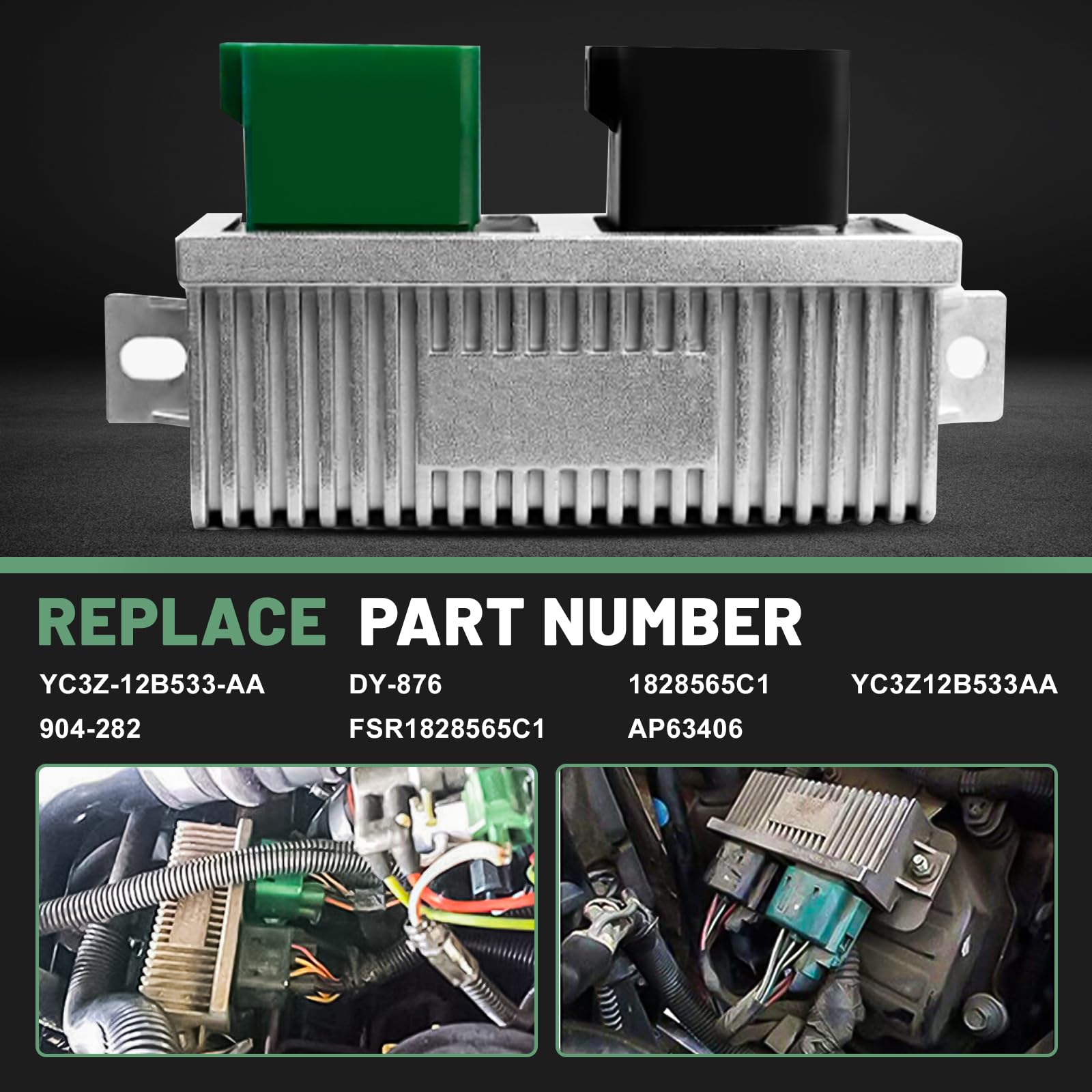 VORGENS glow plug control board detail, robust design for long-lasting operation.