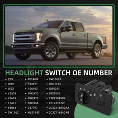 VORGENS headlight switch with alloy steel contacts, durable performance.