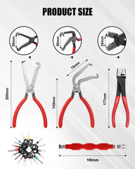Vorhixa 60° angled disconnect pliers reach cramped engine bays for quick connector release