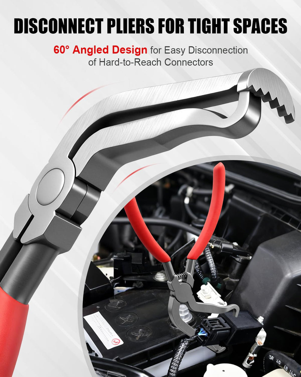 Vorhixa Clic-R collar pliers release locking collars without damaging wires