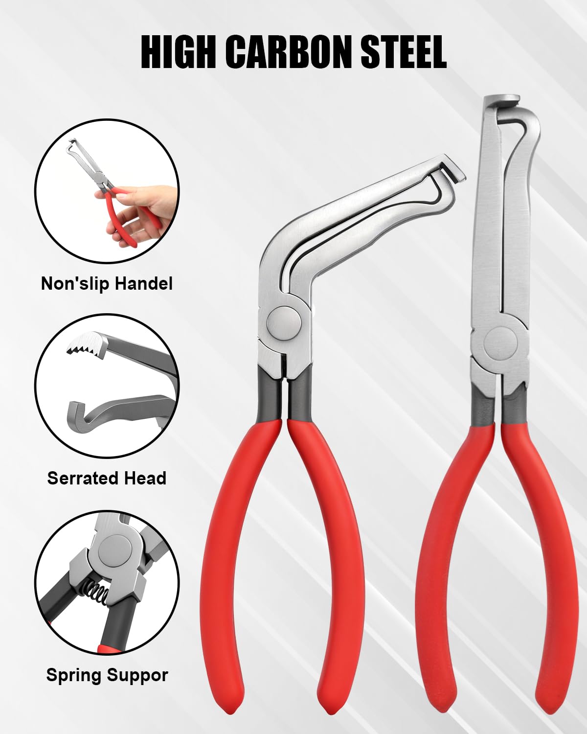 Vorhixa double-ended crowbar tool for prying stubborn terminals safely