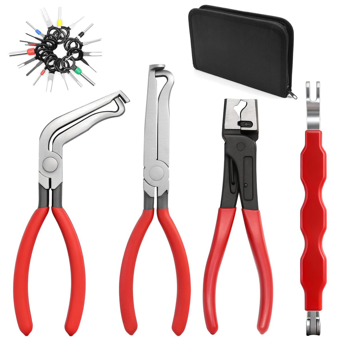 Vorhixa straight disconnect pliers for safe automotive connector separation in tight spaces