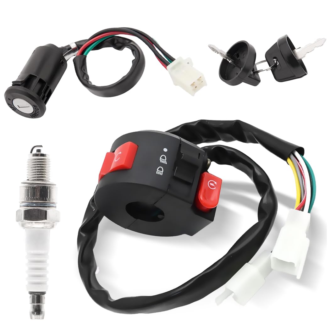 VORIPO left-starter-switch-assembly for ATVs enables reliable ignition start.