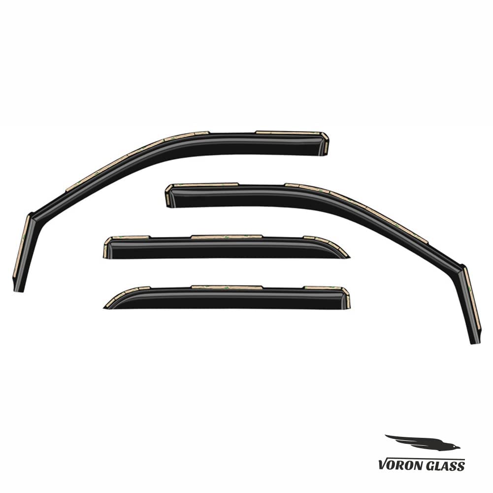 Voron Glass 4-piece set for Dodge RAM with factory-style appearance