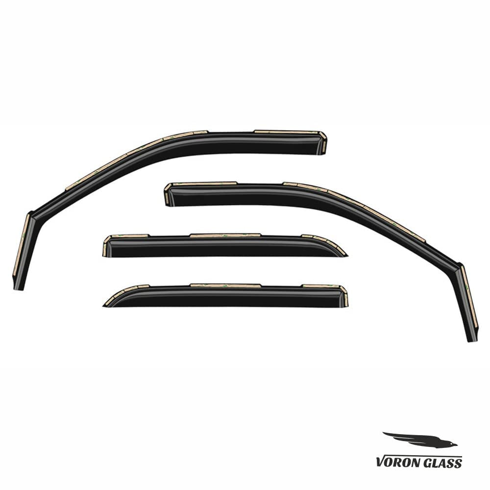Voron Glass 4-piece set for Dodge RAM with factory-style appearance