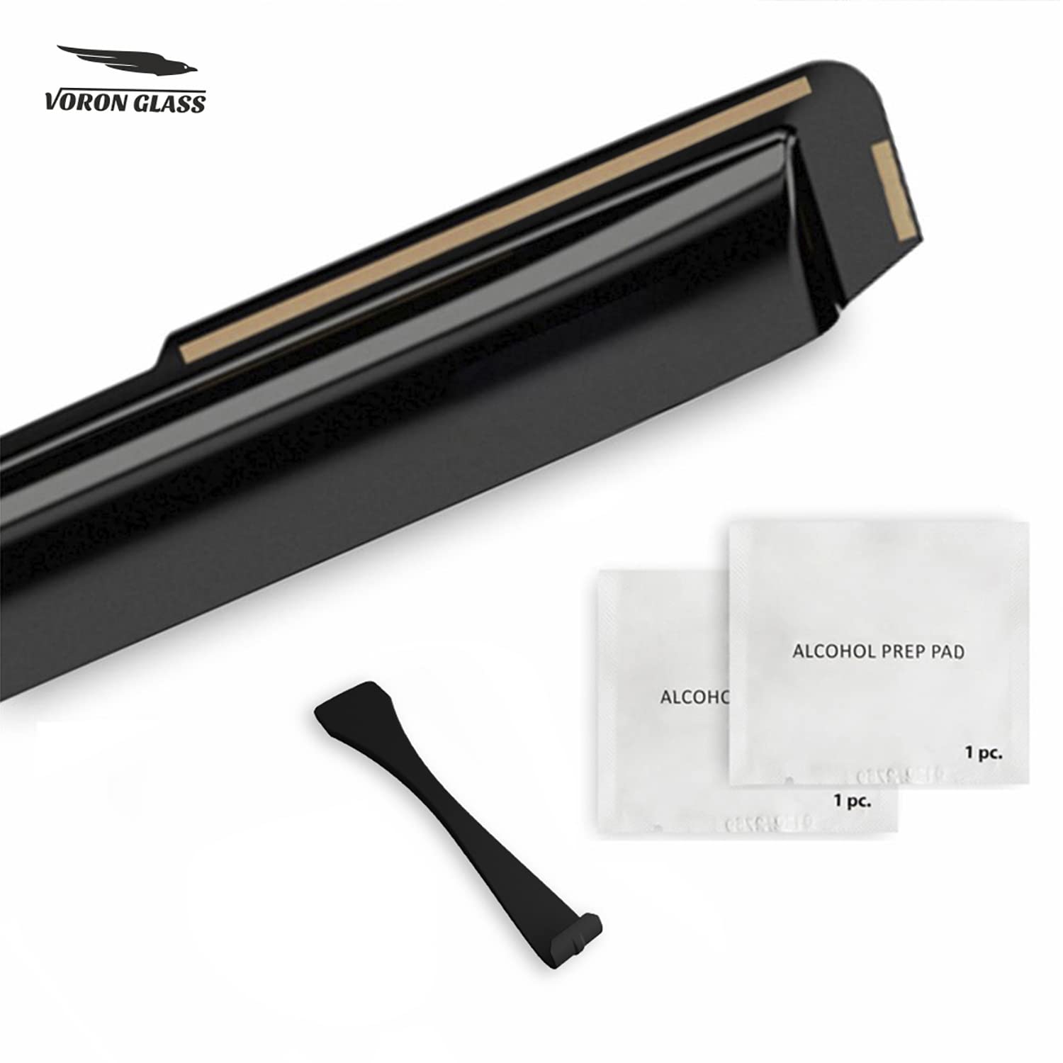 On-road ventilation with Voron Glass guards reduces mirror fogging