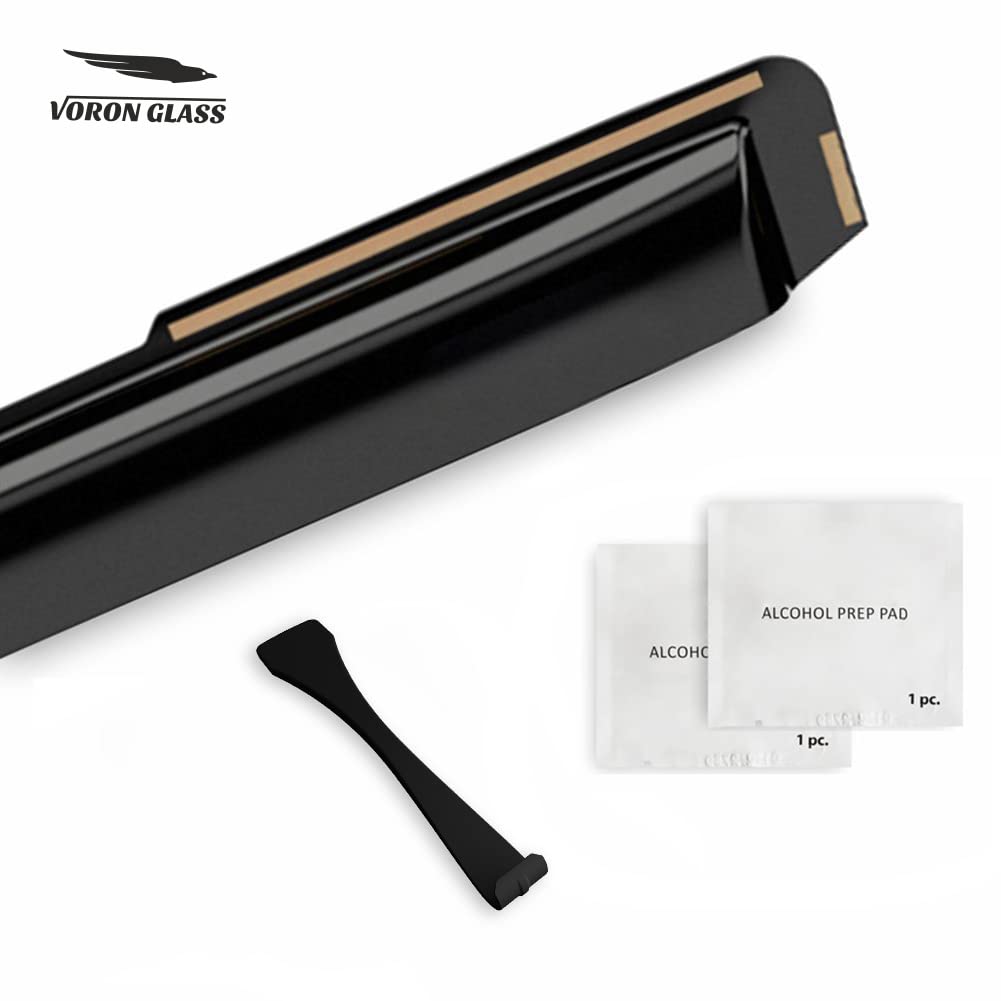 Voron Glass window visor set for Explorer offers full side-window coverage.