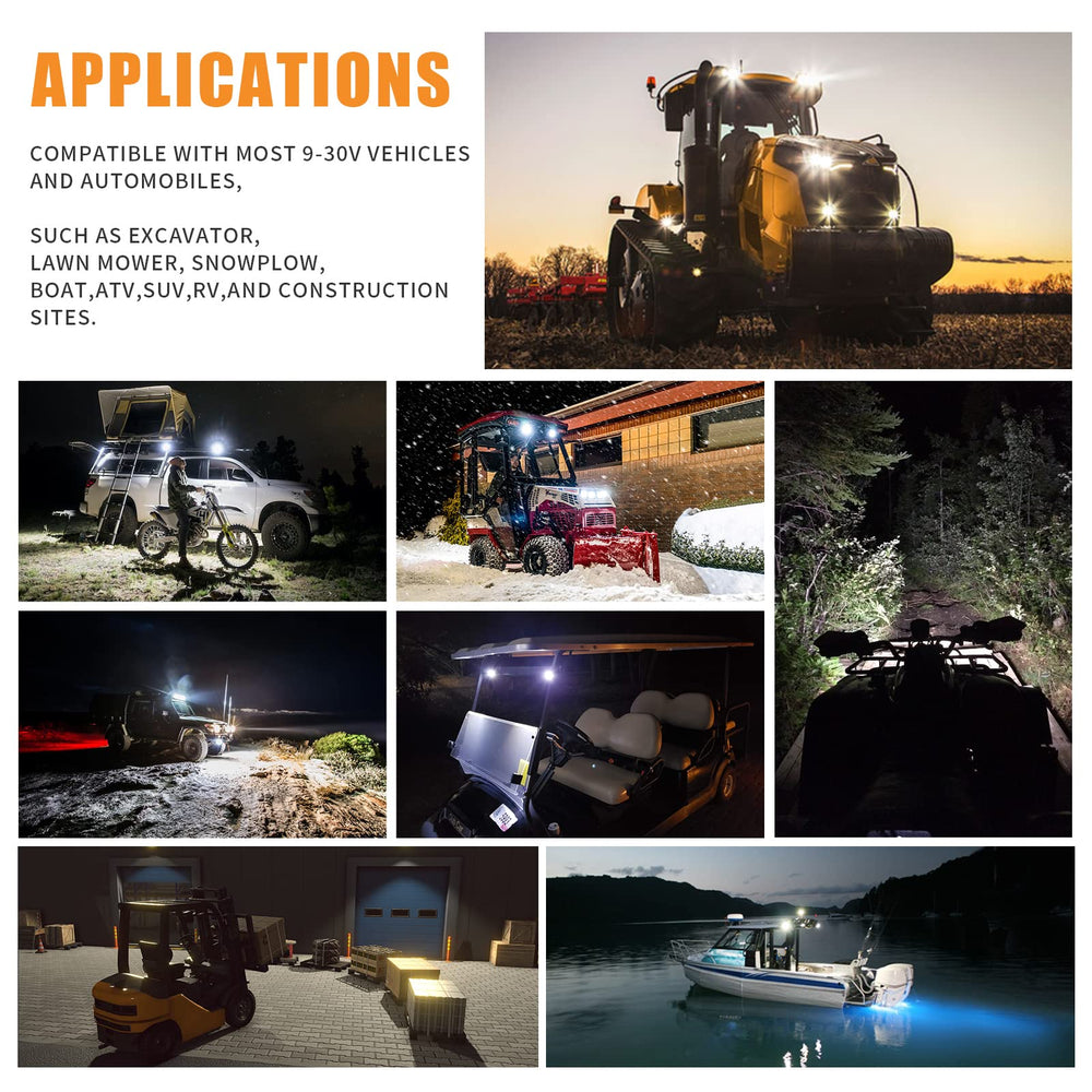 Vosiglia 12V/24V compatibility LED light system suitable for many vehicles.