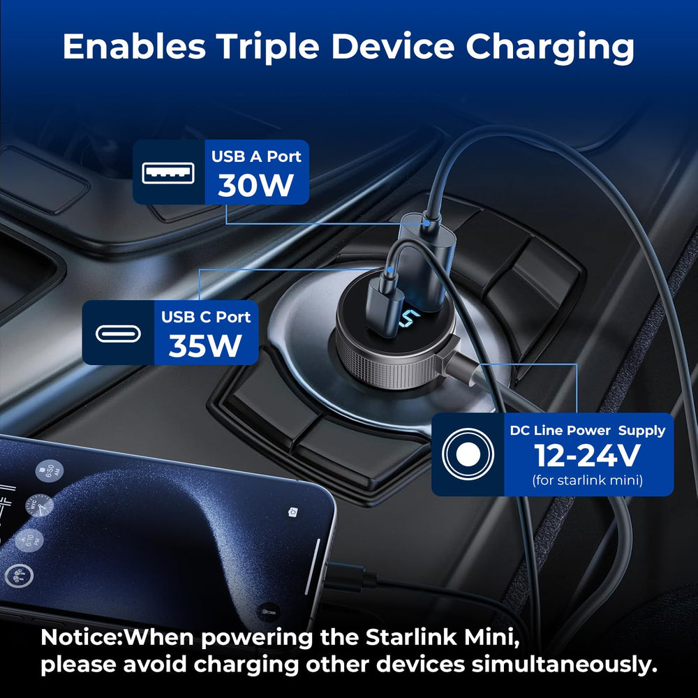 Vostolobo Starlink Mini Cable shielded 18 AWG for durability in extreme conditions.