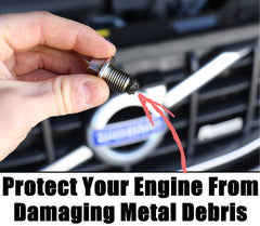 Votex DP007 high-temp neodymium magnet performs under engine heat to attract metal shavings.