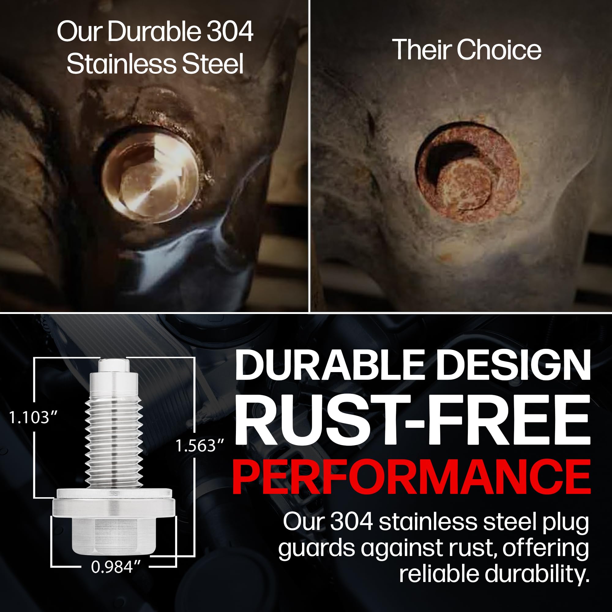 Votex DP060 high-temperature neodymium magnet captures debris for cleaner oil.