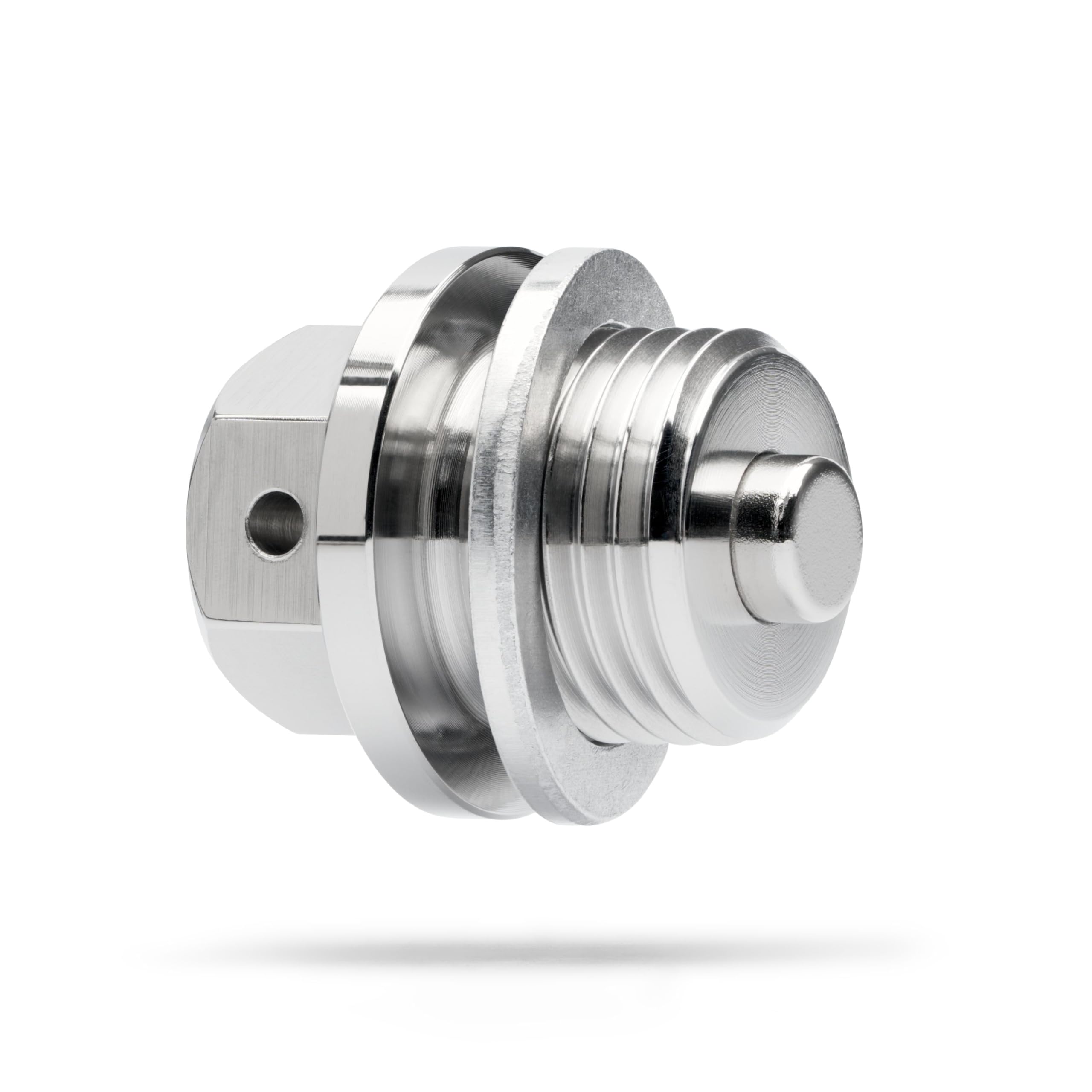 Votex DP009 magnetic drain plug for Mini Cooper showing compact, debris-catching design