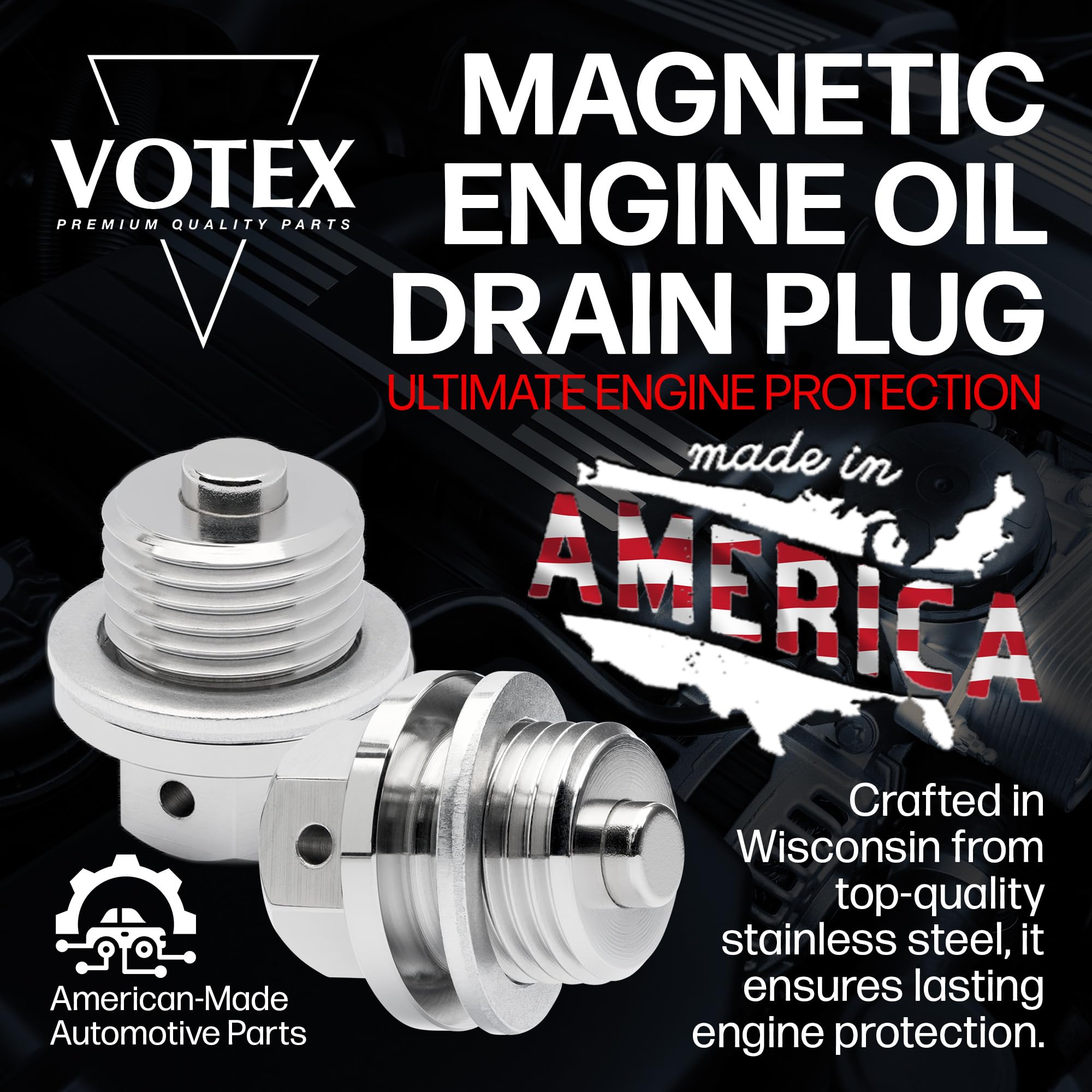 Votex DP009 installed on Subaru with visible magnet for debris capture