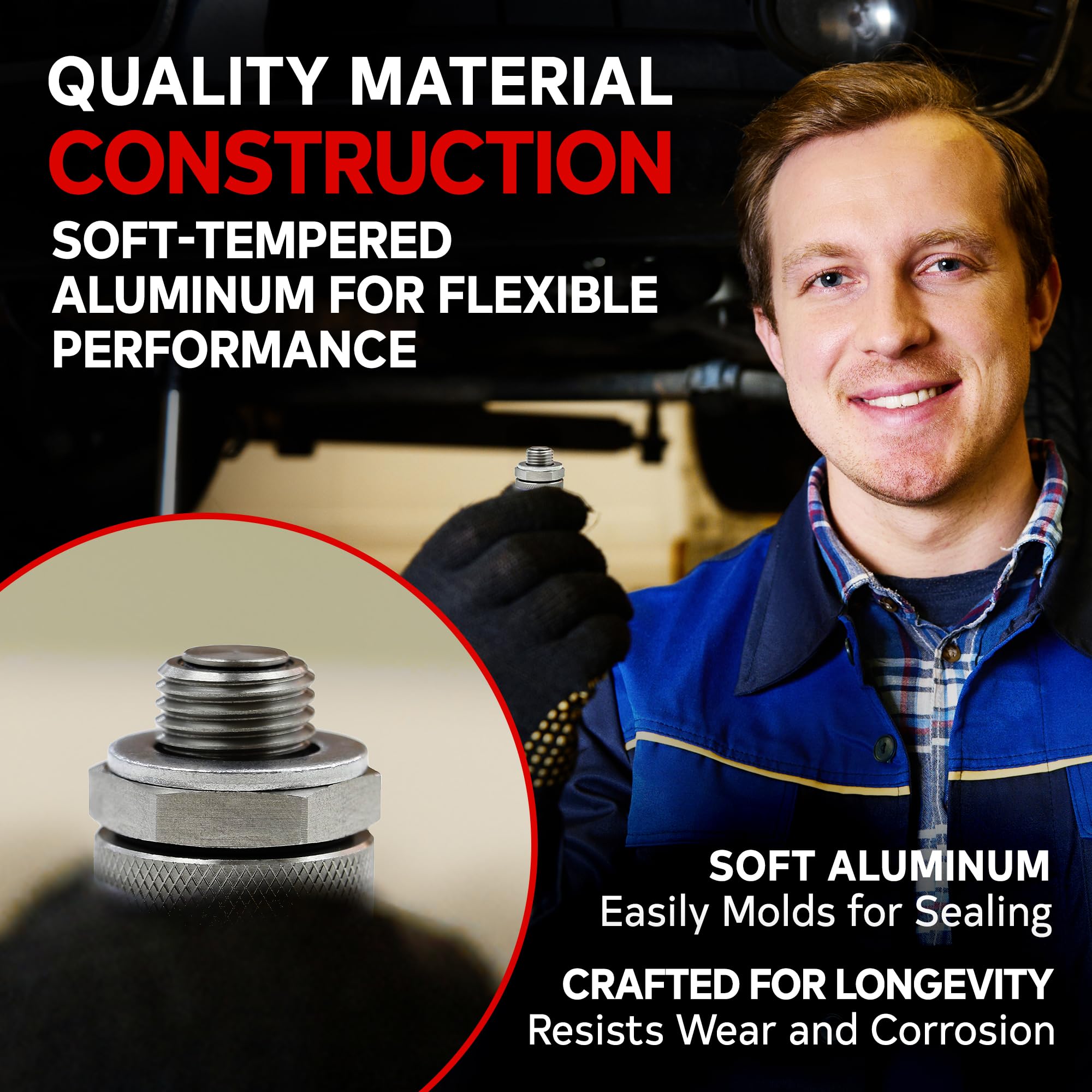 20-washer pack designed for multiple oil changes