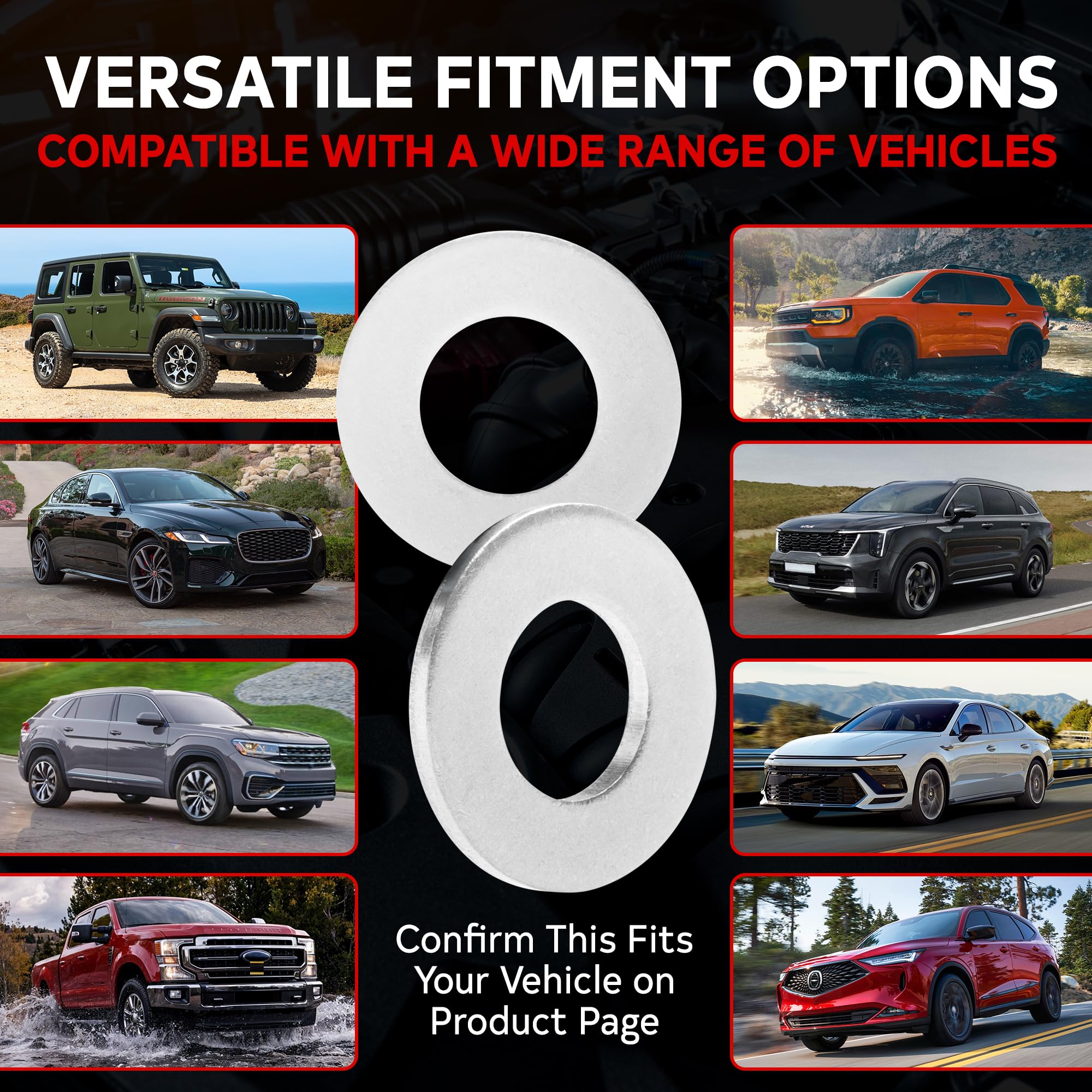VOTEX soft-tempered aluminum construction ensures durable sealing.