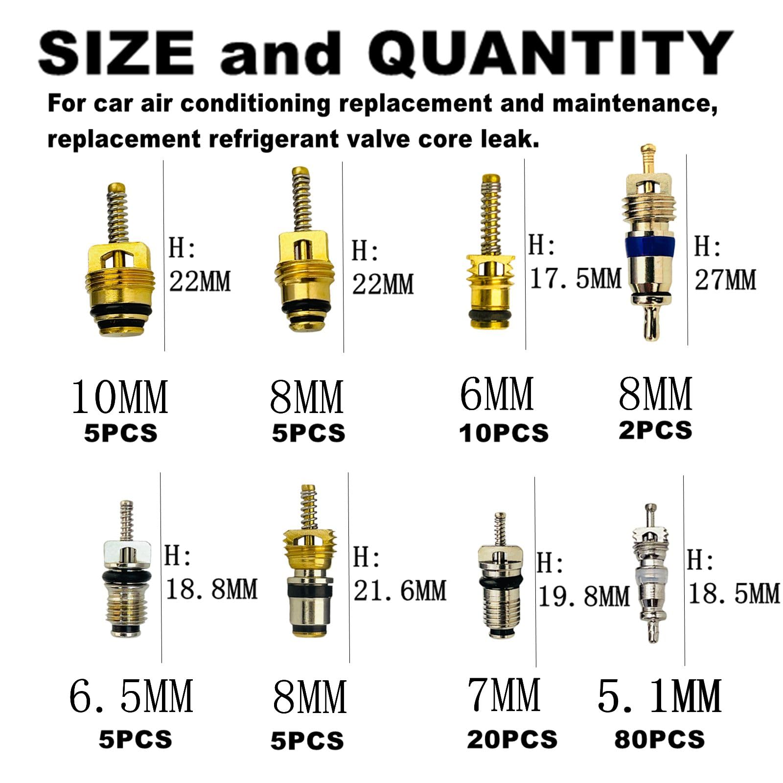 VOTNMIC dual-head remover tools simplify valve core installation.