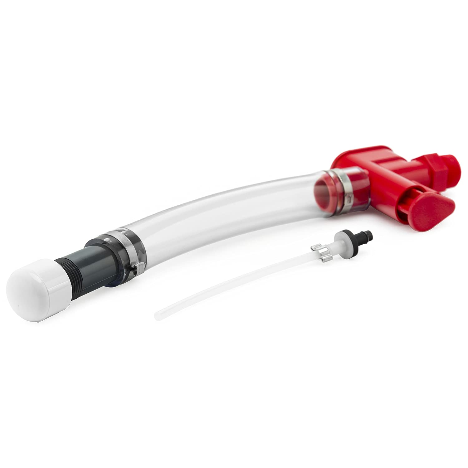 VP Racing 33320 Trigger Hose assembly enables spill-free fueling on the jug.