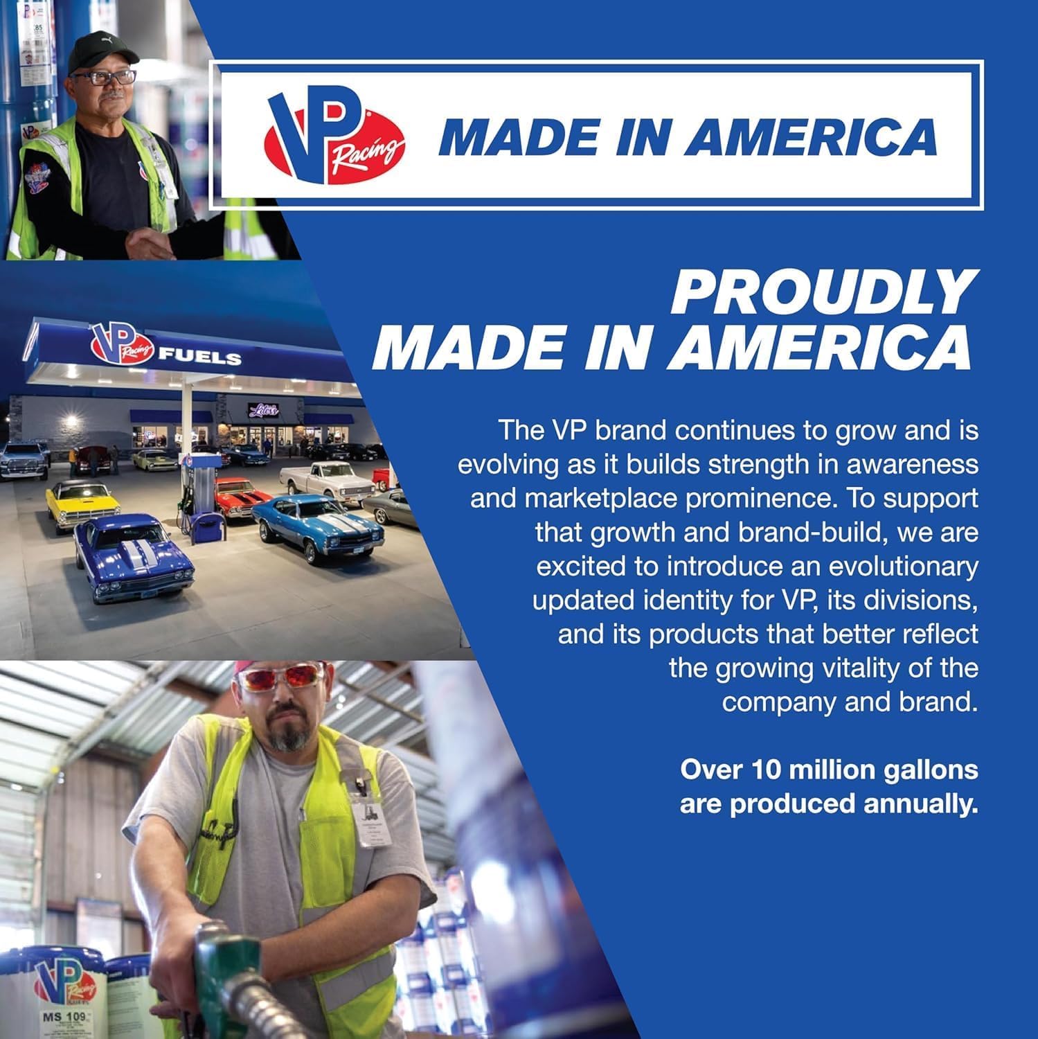 Universal compatibility noted for VP Racing Trigger Hose across multiple jug brands.