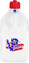 VP Racing 35221-CA front view jug emphasizes rugged HDPE for outdoor use.