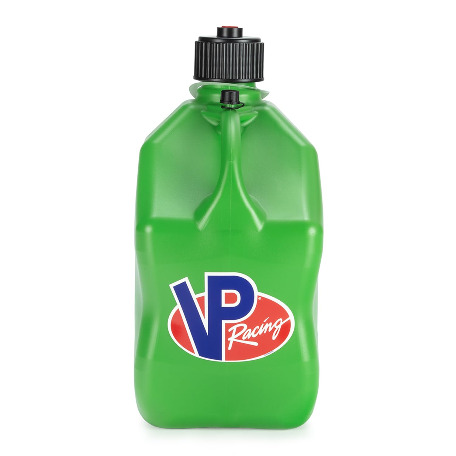 VP Racing 5.5 gal square container front view, rugged outdoor storage option.