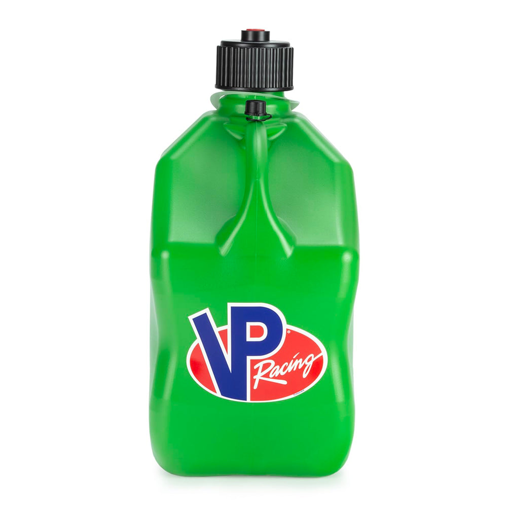 VP Racing 5.5 gal square container front view, rugged outdoor storage option.