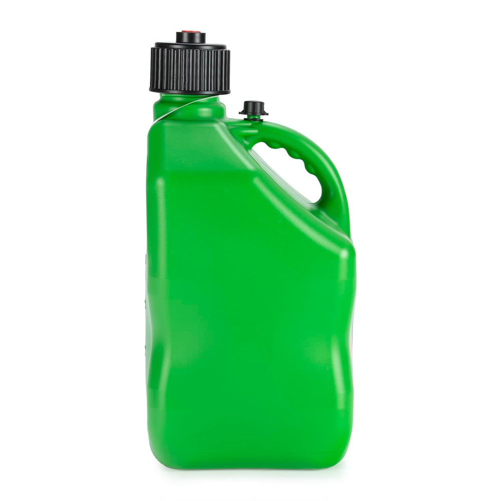 VP Racing 5.5 gal square container lid and cap, secure pour and venting.