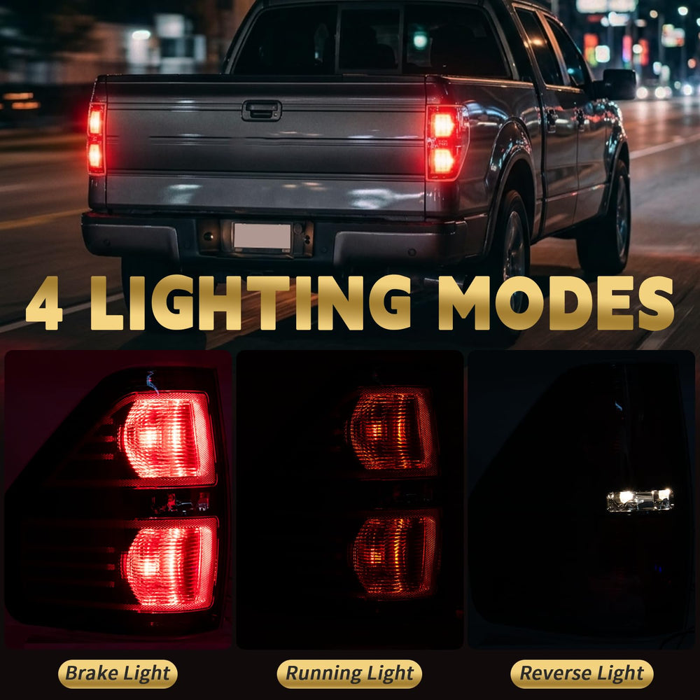 VPIMOZO F-150 tail light installation view for easy DIY upgrade