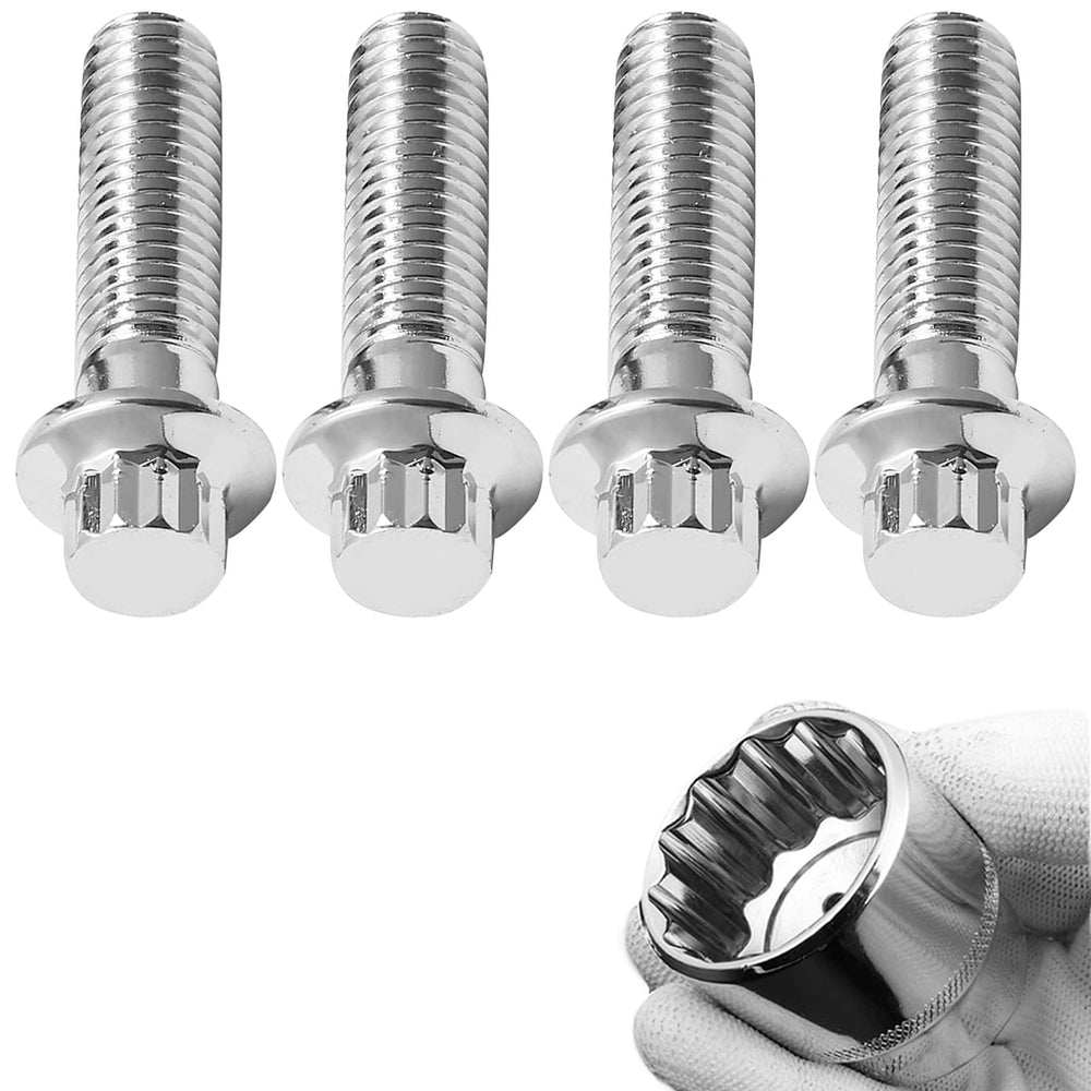 Harley-specific fitment: M10x1.5 bolts designed for Harley from 2004 to 2024