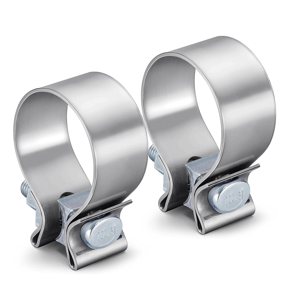 VPZMT 1.75in muffler clamp fitted on Harley Road Glide enables easy tool-free installation.