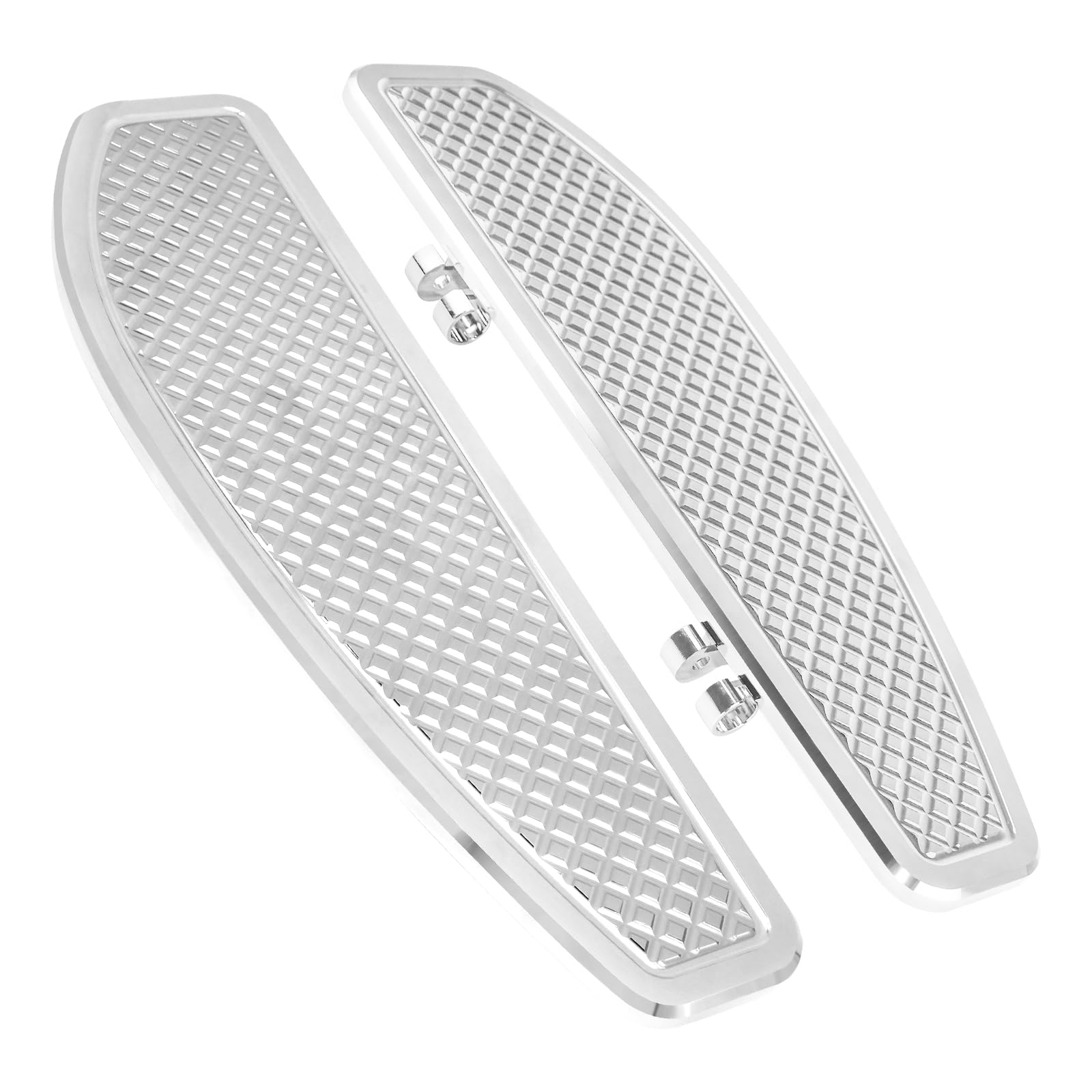 Close-up of pedal area reveals grippy surface ideal for daily rides.