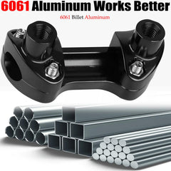 VPZMT black anodized finish adds style and corrosion resistance