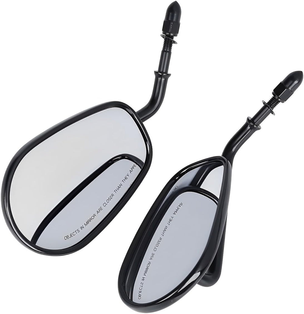 VPZMT black finish mirrors provide clear reflection and durability